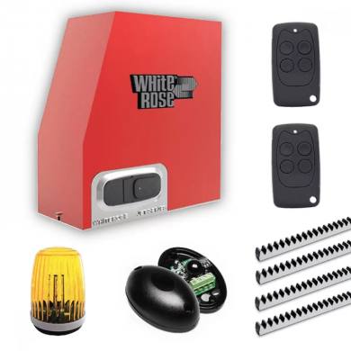 White Rose Jet 3000 Automatic Sliding Gate Motor Kit Package