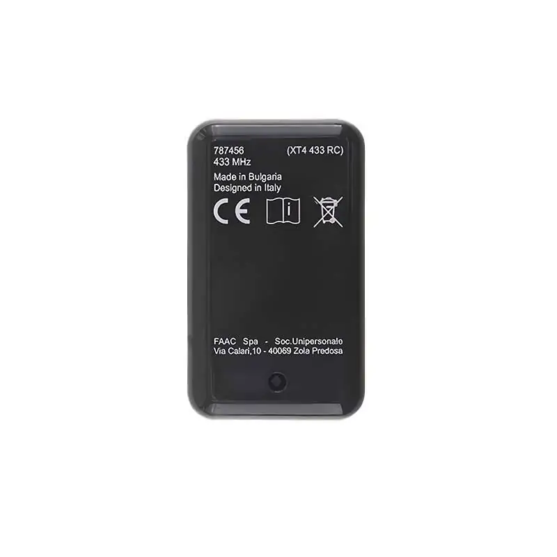 Faac XT4 Remote Control Faac XT4 Remote Control