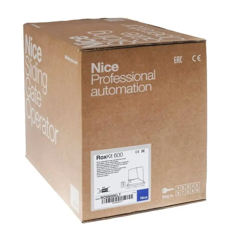 Nice Rox 600 Sliding Gate Motor (XXL Kit)