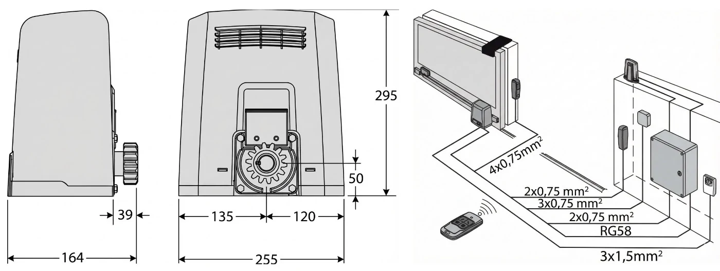 BFT Bahçe Kapı Motoru